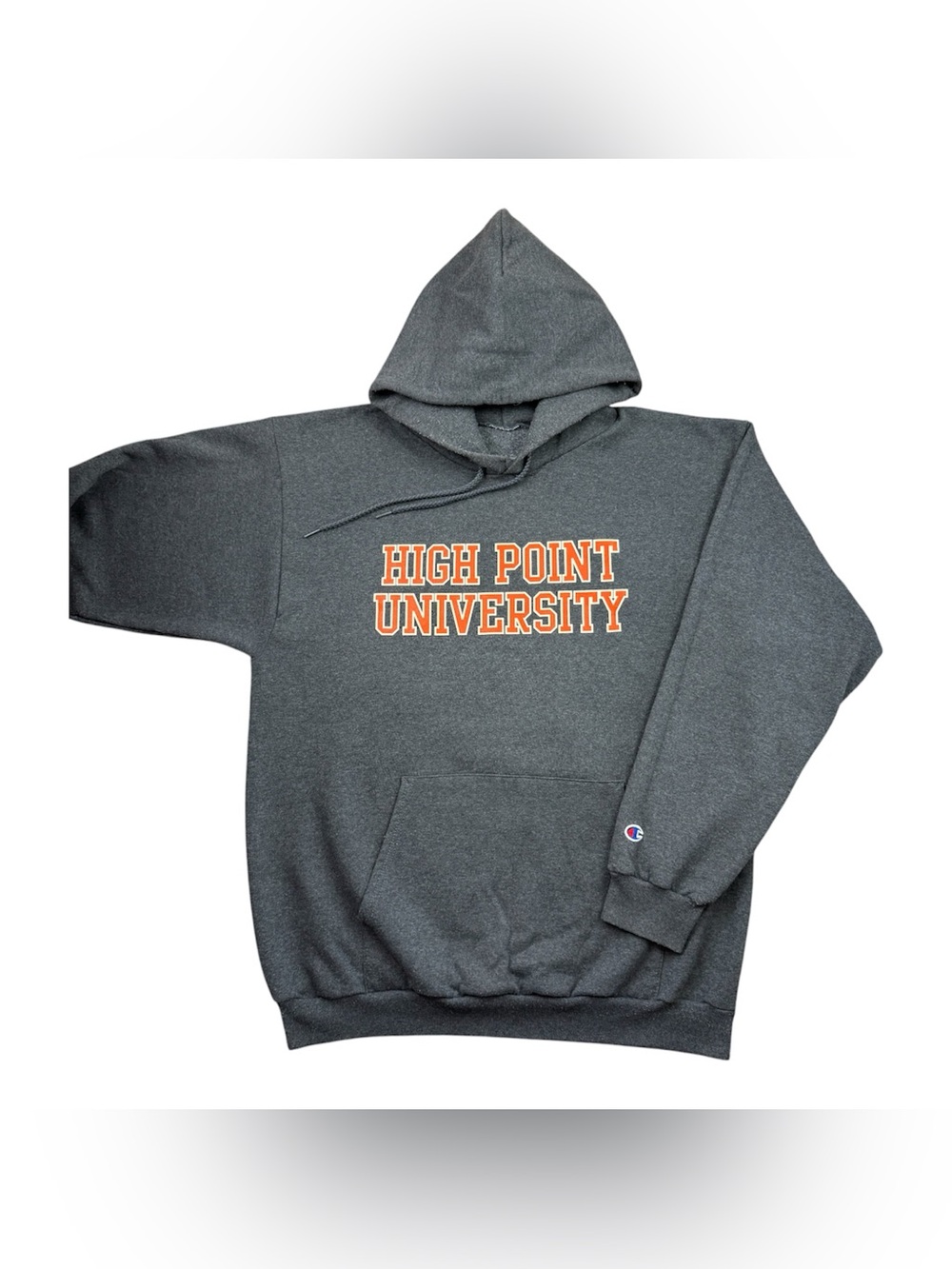 Champion High Point University Panthers Men’s Gray Pullover Hoodie Sweatshirt L